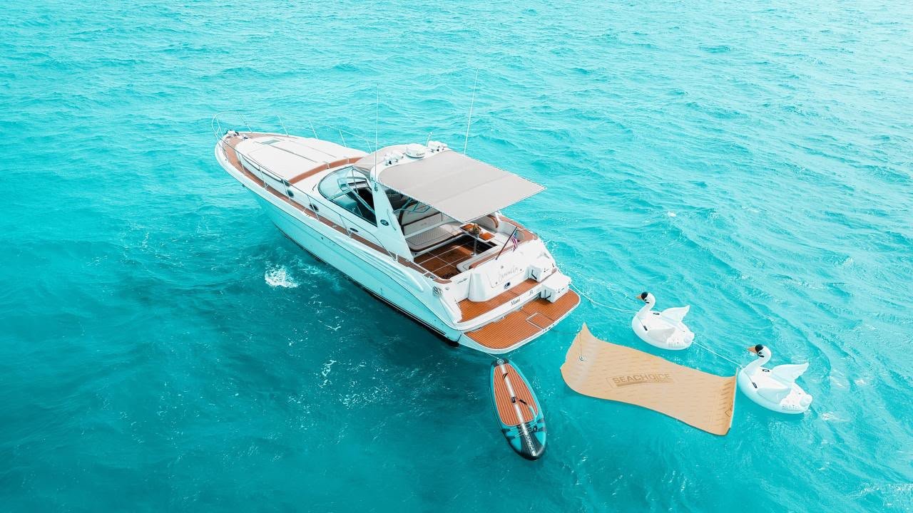Yacht and inflatables