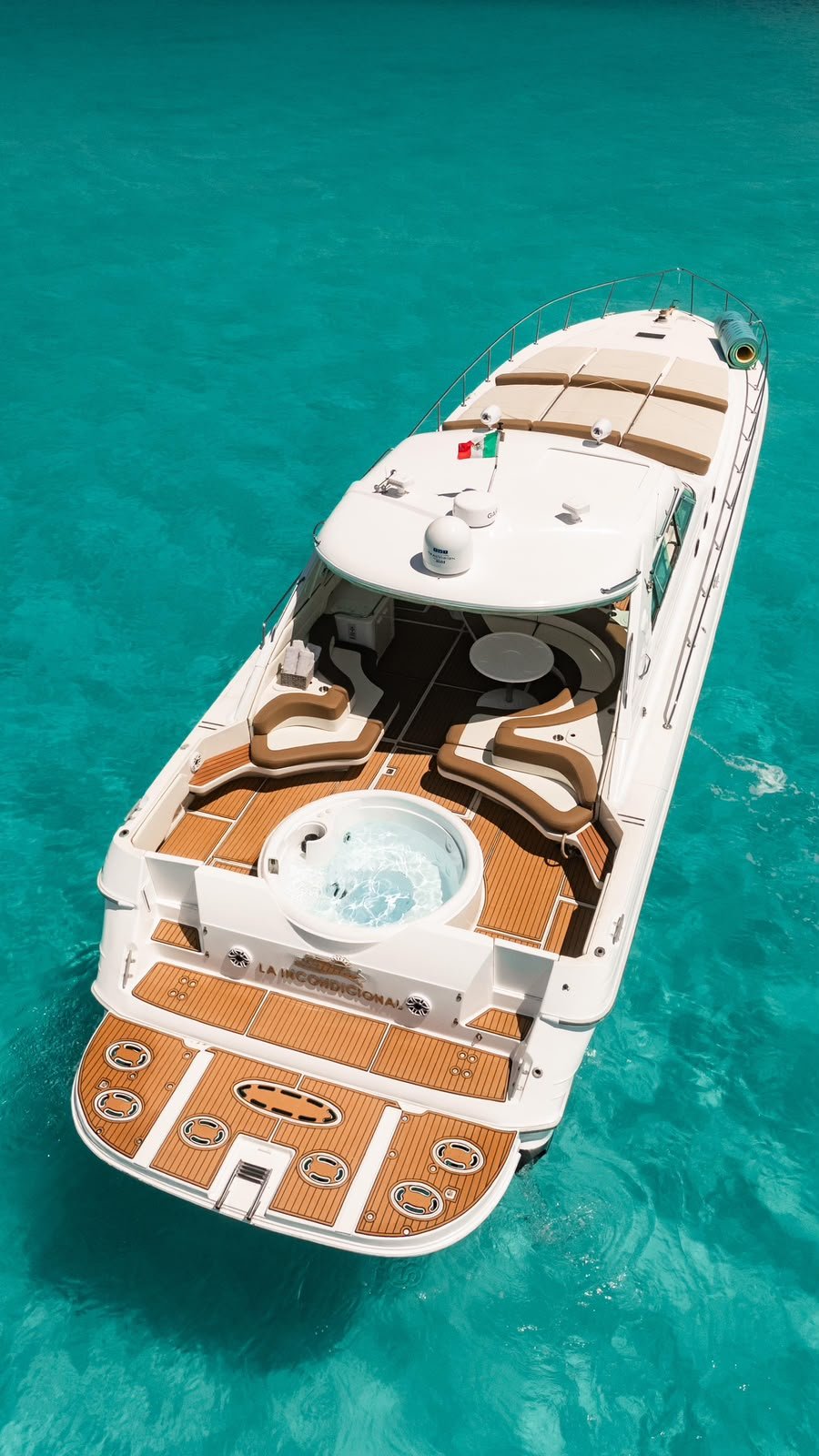 Yacht exterior and deck