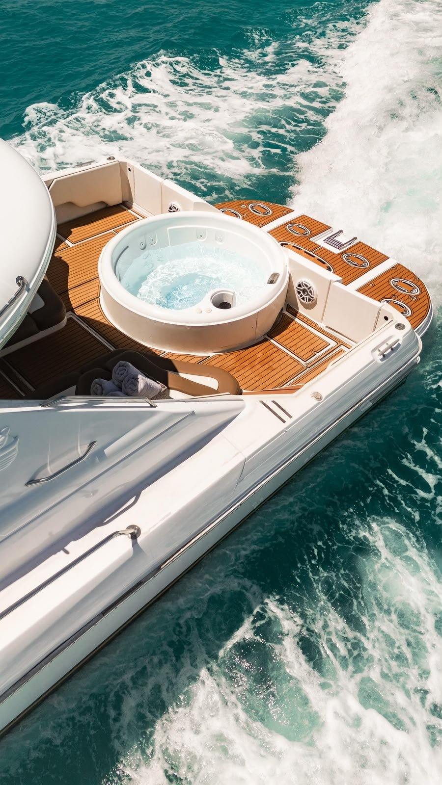 Yacht exterior and deck
