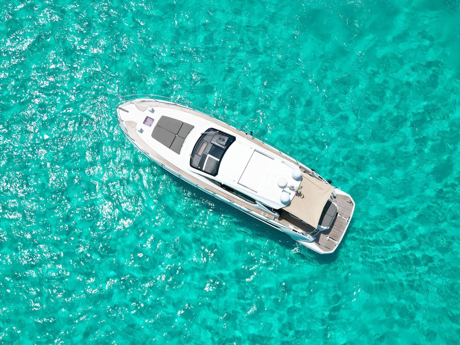 Vista aérea del yate — Azimut 55 Sport
